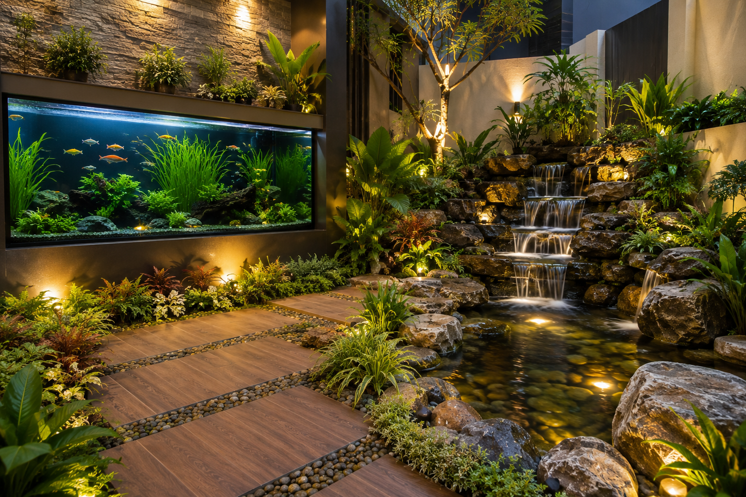 Landscaping & Aquarium Setup